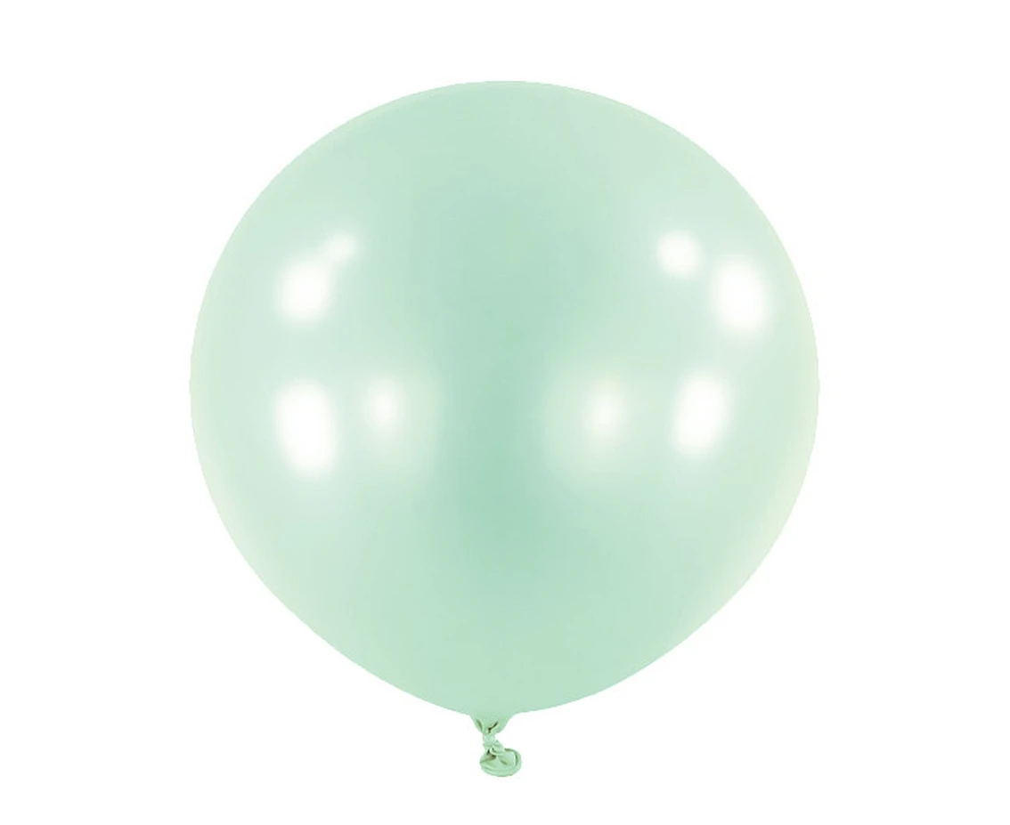 Balloons Anagram 24", RND macaron mint, 4pcs EOL