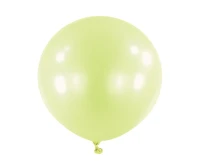 Balloons Anagram 24", RND macaron pistachio, 4pcs EOL