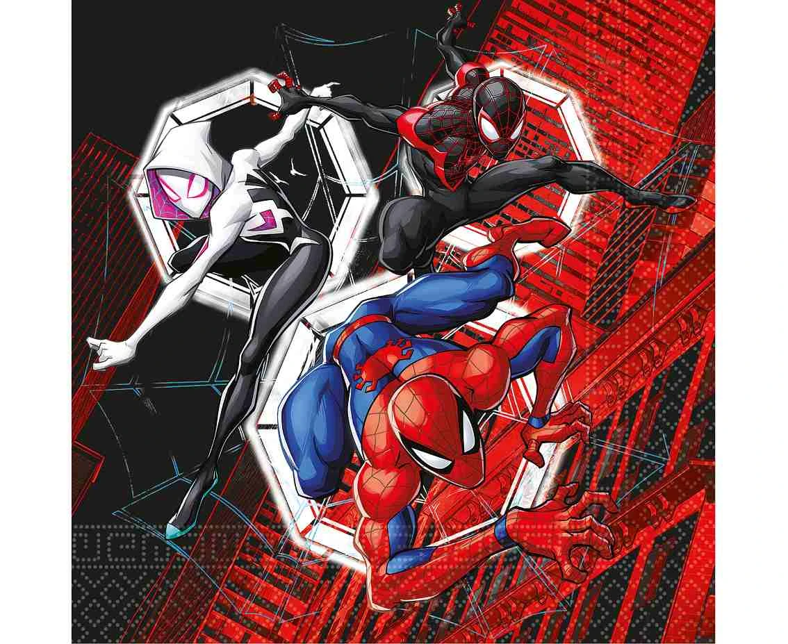 Napkins paper SPIDERMAN WORLD OF WEB  FSC DEC.PARTY MARVEL 33X33 cm, 20 pcs.