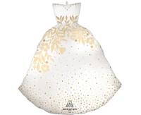 Foil balloon Super Shape Satin Let''''s Toast, 66 x 73 cm EOL