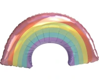 Foil balloon SuperShape holo iredescent pastel rainbow EOL