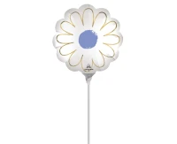 Foil balloon Mini Shape purple daisy EOL