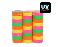 Paper streamers, neon, 3 pcs.