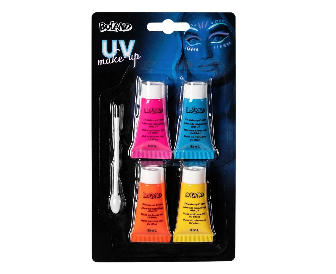 Neon Face Painting Kit (Paints, Applicator)