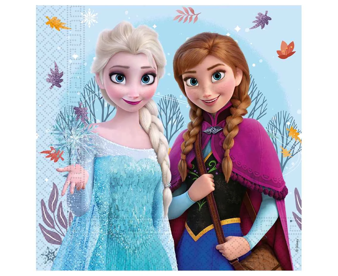 Frozen Idyllic Wonder paper napkins, 33x33 cm, 20 pcs.