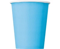 Paper cups, blue, 8 pcs.