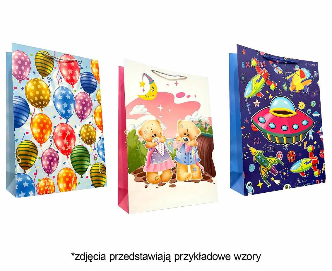 Gift bag JP0550 40x56x15 cm mix, 1 pc.