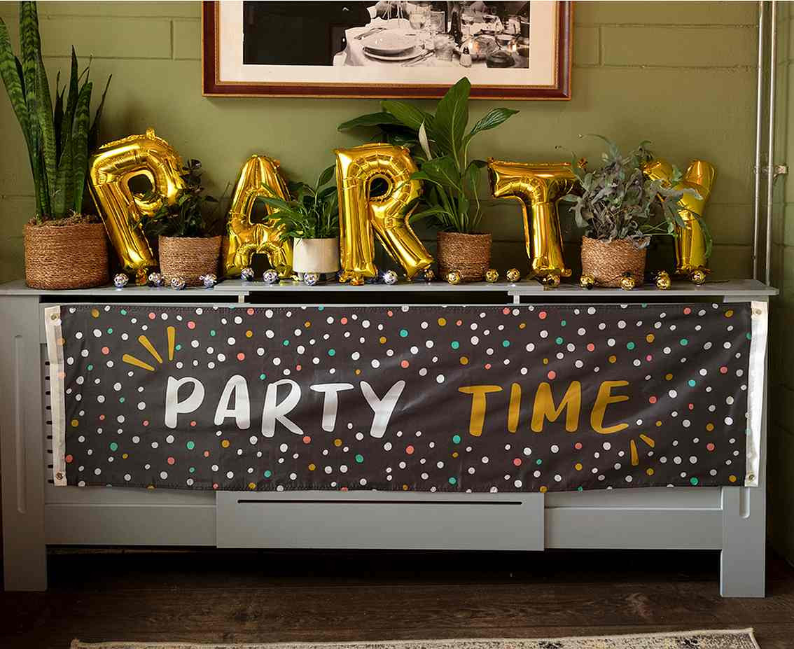 Balloon garland "Party", 3 m.