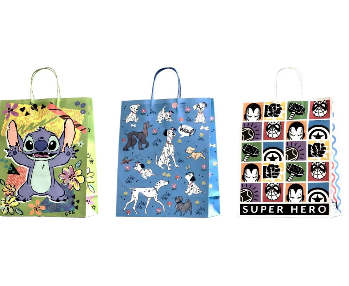 Disney gift bag (L) cm: 26 x 35x 12, mix, 1 pc.