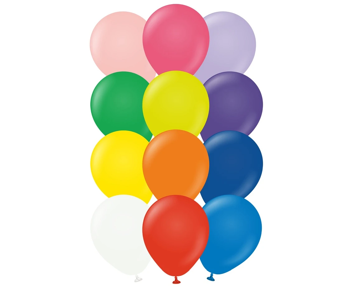 Balloons Kalisan 5", standard mix, 100pcs