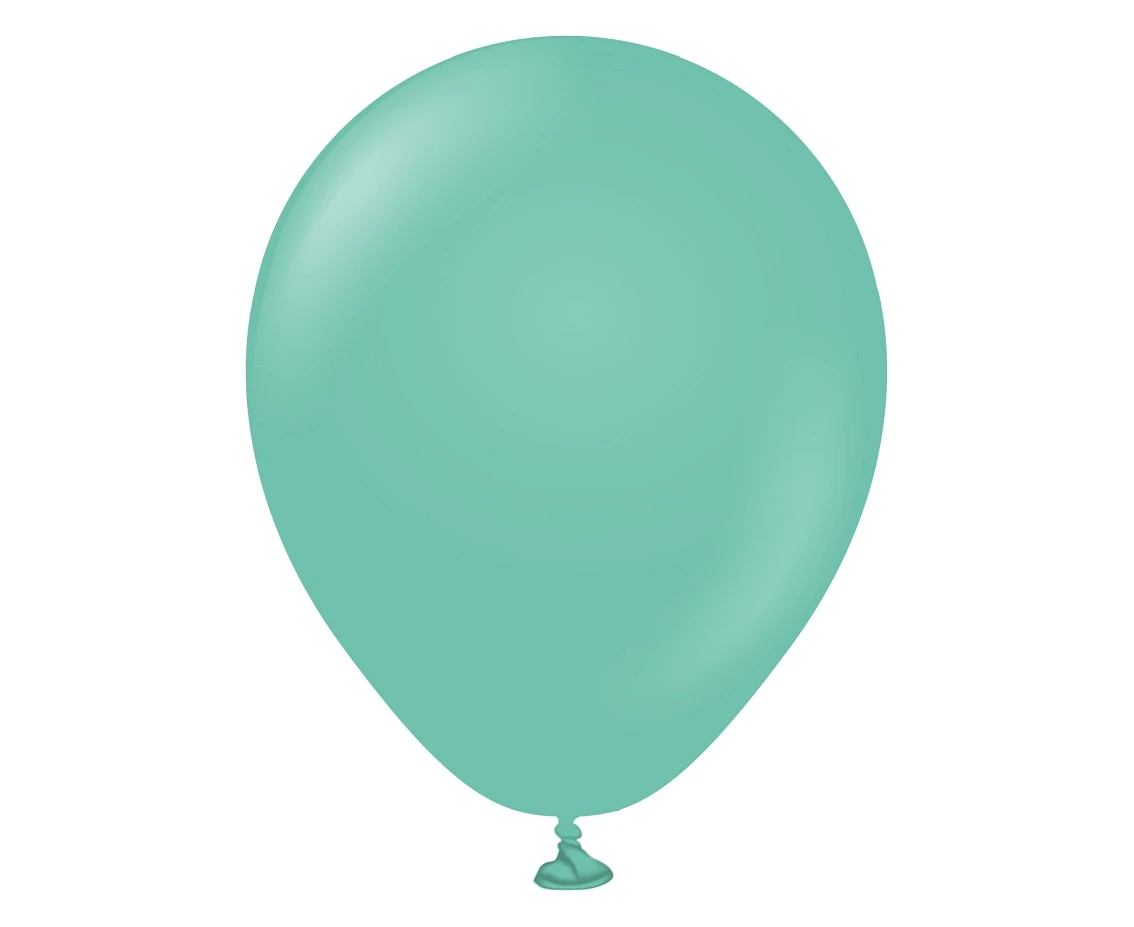 Balloons Kalisan 5", standard sea green, 100pcs