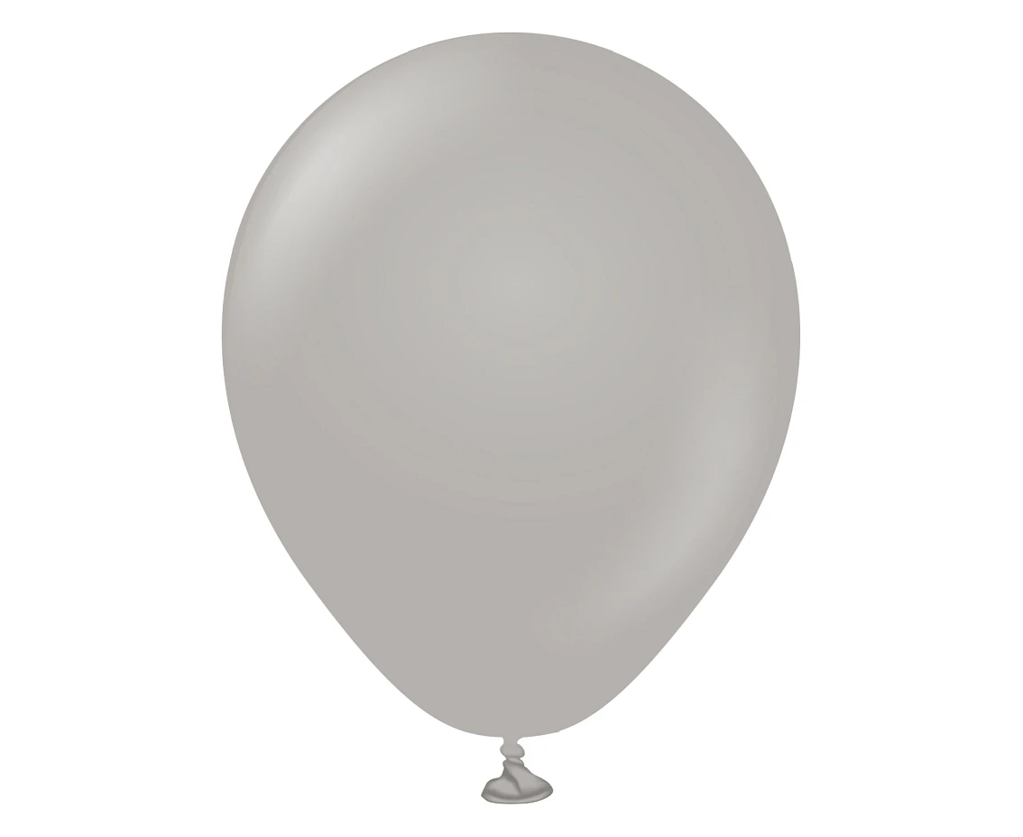 Balloons Kalisan 5", standard grey, 100pcs
