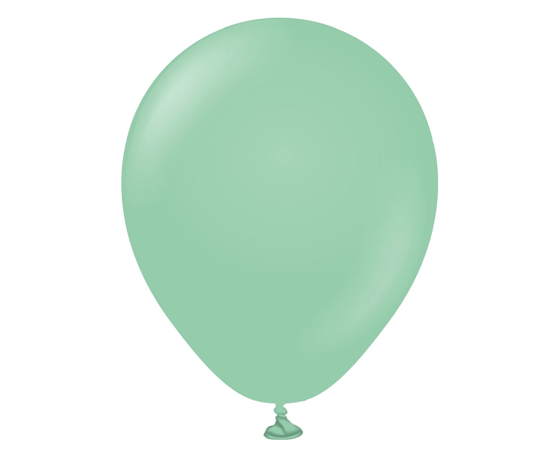 Balloons Kalisan 5", standard mint green, 100pcs