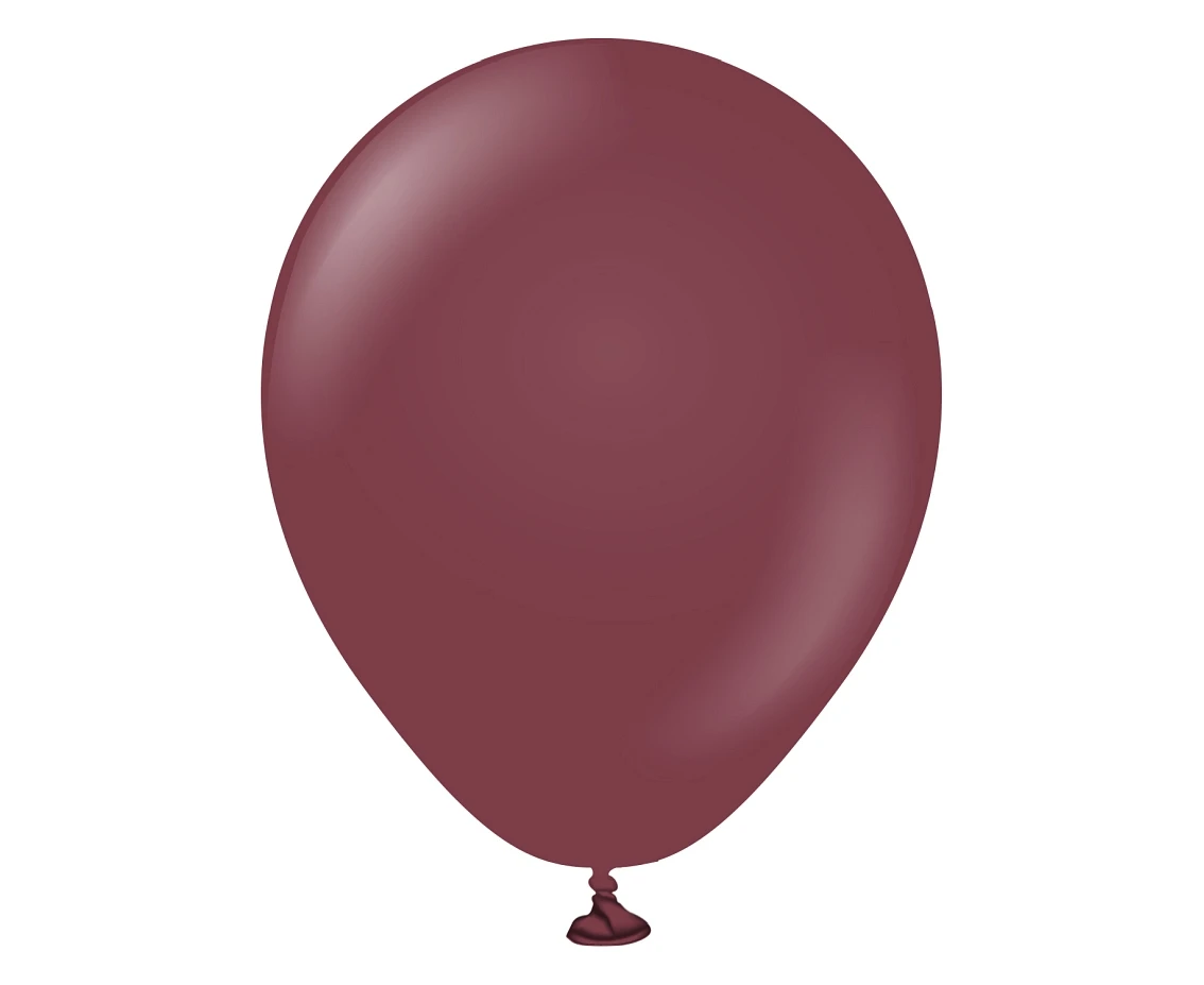 Balloons Kalisan 5", standard burgundy, 100pcs