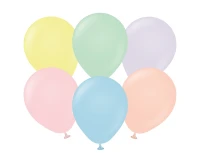 Balloons Kalisan 5", macaron assorted, 100pcs