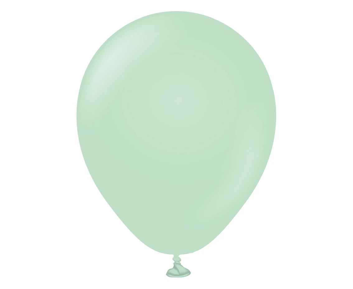 Balloons Kalisan 5", macaron green, 100pcs