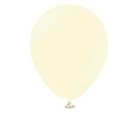 Balloons Kalisan 5", macaron pale yellow, 100pcs