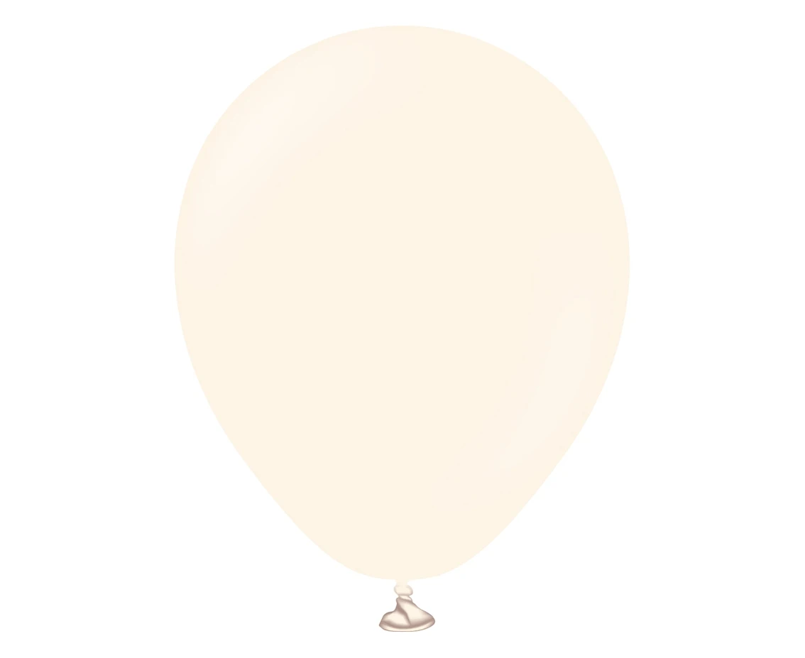 Balloons Kalisan 5", macaron pale salmon, 100pcs