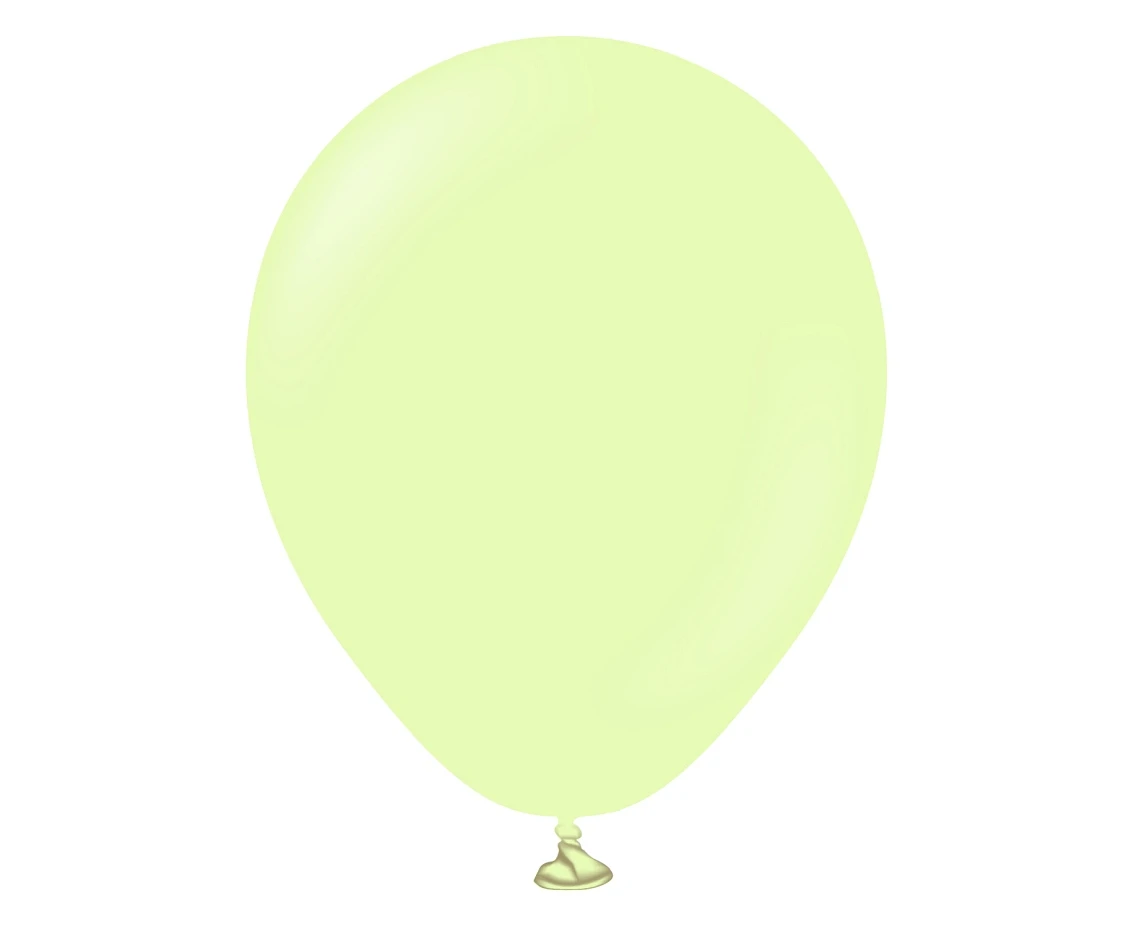 Balloons Kalisan 5", macaron pistachio, 100pcs