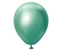Balloons Kalisan 5", mirror green, 100pcs