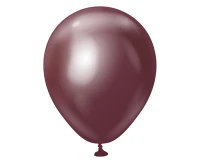 Balloons Kalisan 5", mirror burgundy, 100pcs