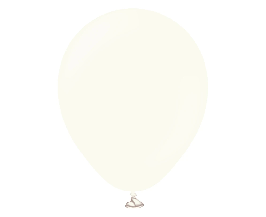 Balloons Kalisan 5", retro white, 100pcs