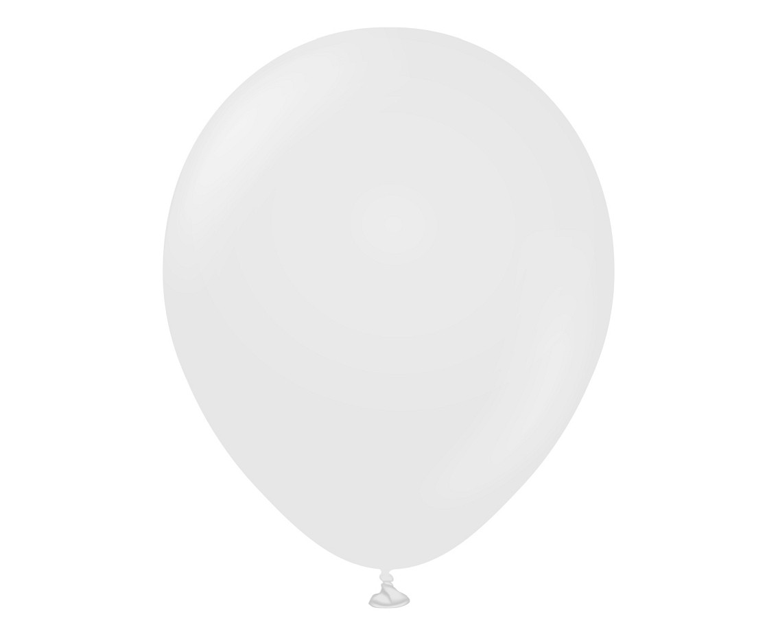 Balloons Kalisan 12", standard white, 100pcs
