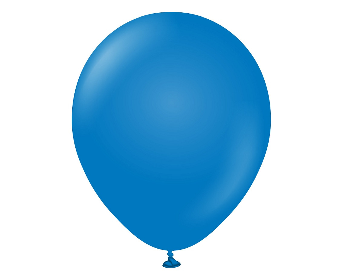 Balloons Kalisan 12", standard blue, 100pcs