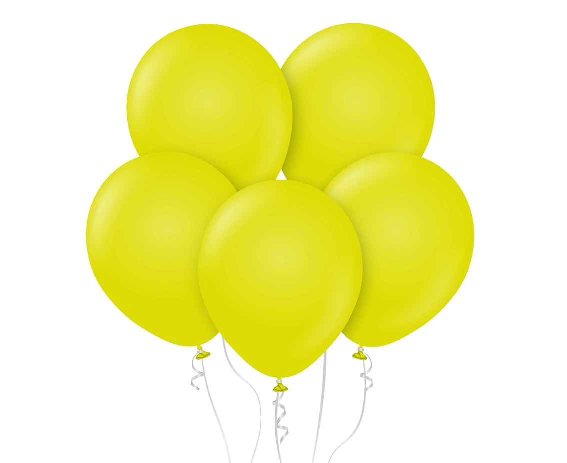 Balloons Kalisan 12", standard lime green, 100pcs