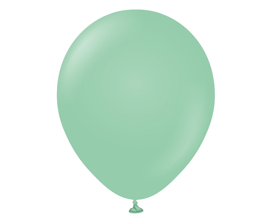 Balloons Kalisan 12", standard mint green, 100pcs