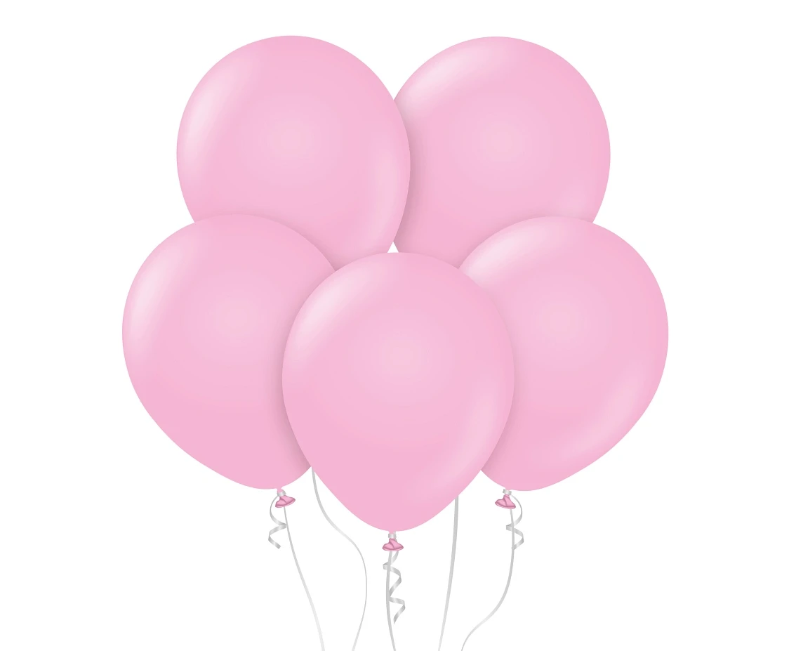 Balloons Kalisan 12", standard candy pink, 100pcs
