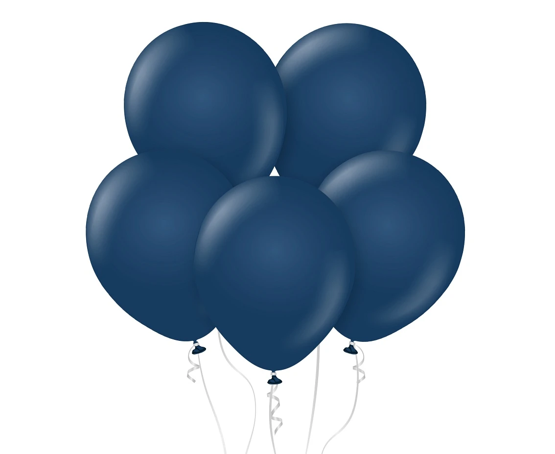 Balloons Kalisan 12", standard navy, 100pcs