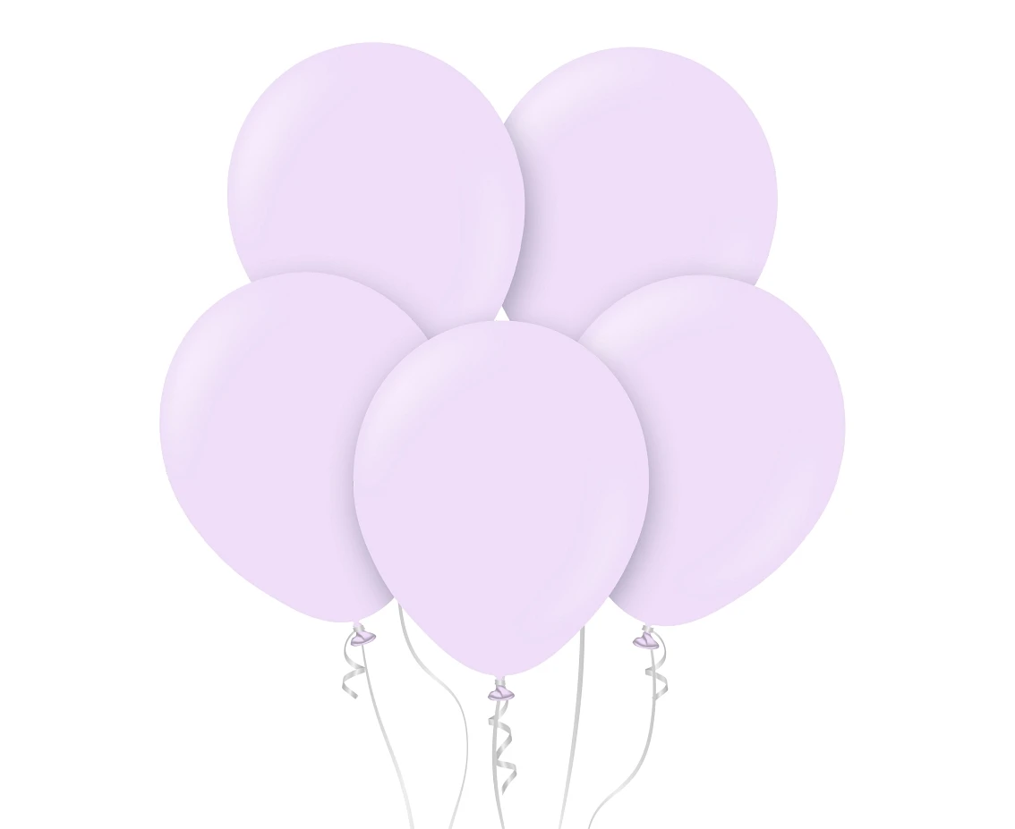 Balloons Kalisan 12", macaron lilac, 100pcs