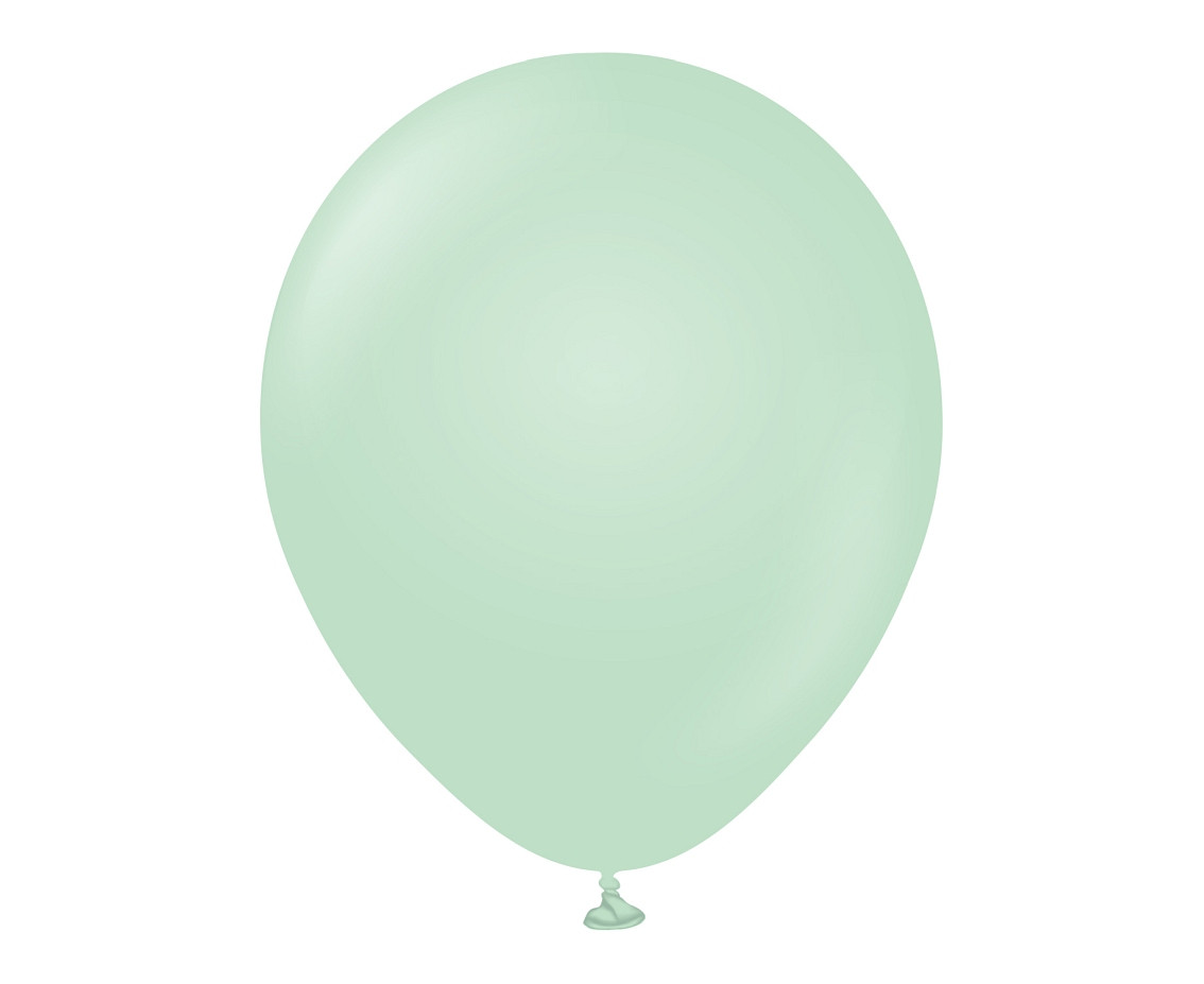 Balloons Kalisan 12", macaron green, 100pcs