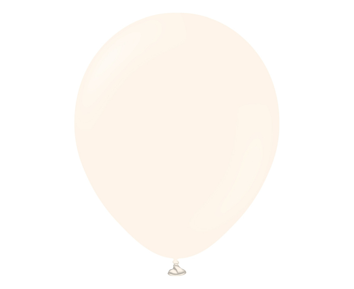 Balloons Kalisan 12", macaron pale salmon, 100pcs