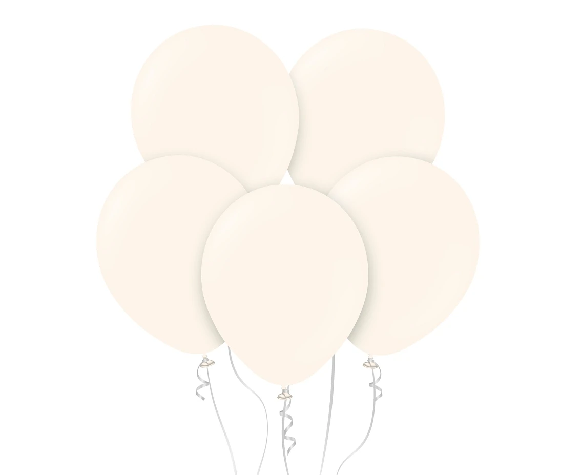 Balloons Kalisan 12", macaron pale salmon, 100pcs