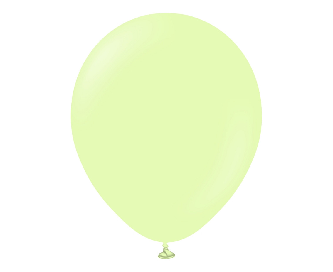 Balloons Kalisan 12", macaron pistachio, 100pcs