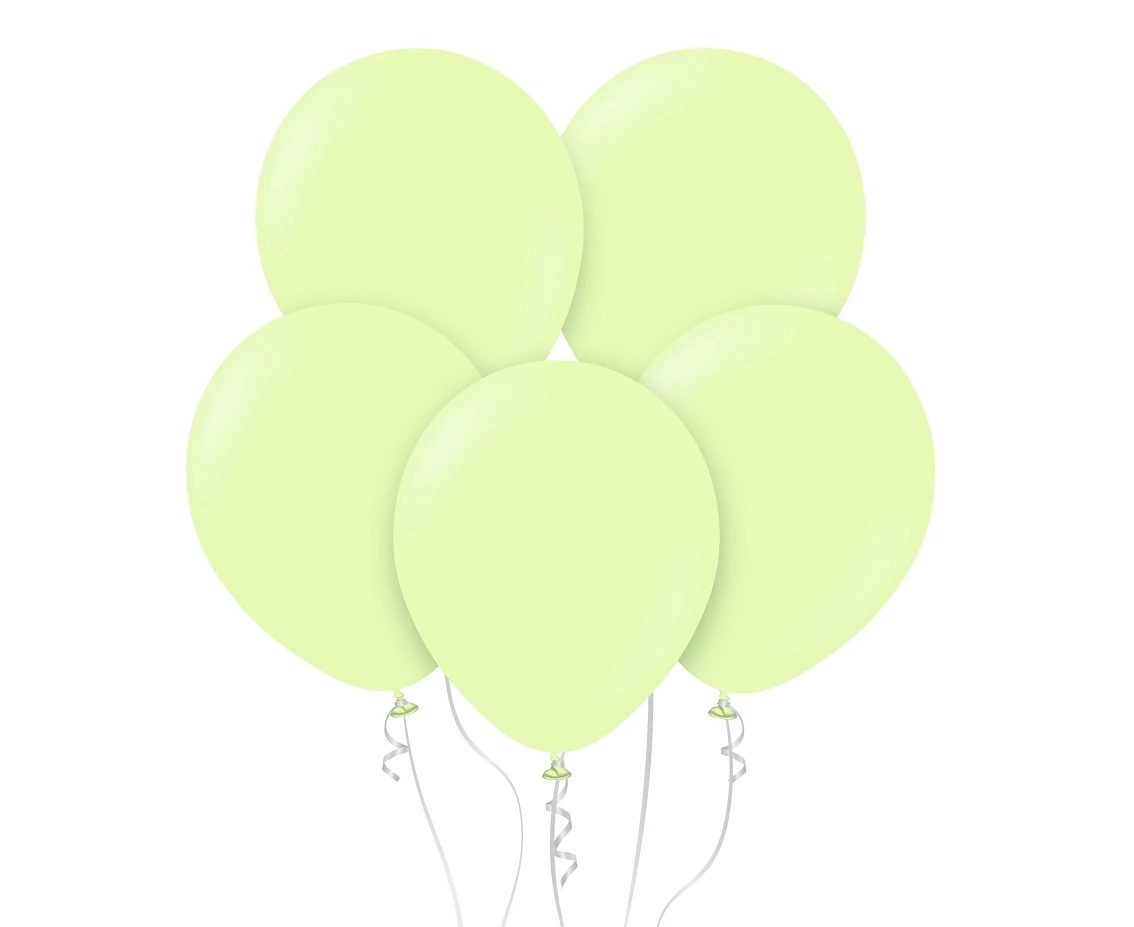 Balloons Kalisan 12", macaron pistachio, 100pcs