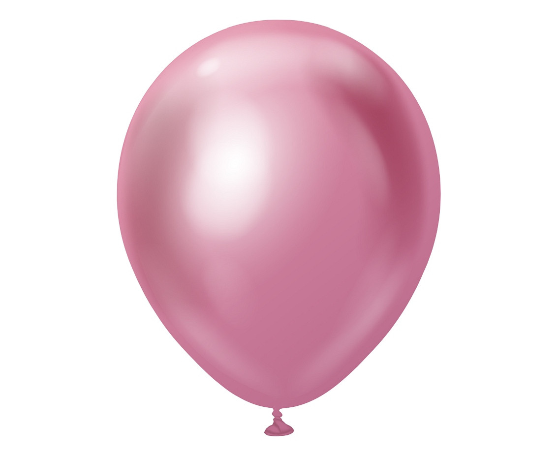Balloons Kalisan 12", mirror pink, 50pcs