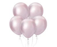 Balloons Kalisan 12", mirror pink gold, 50pcs