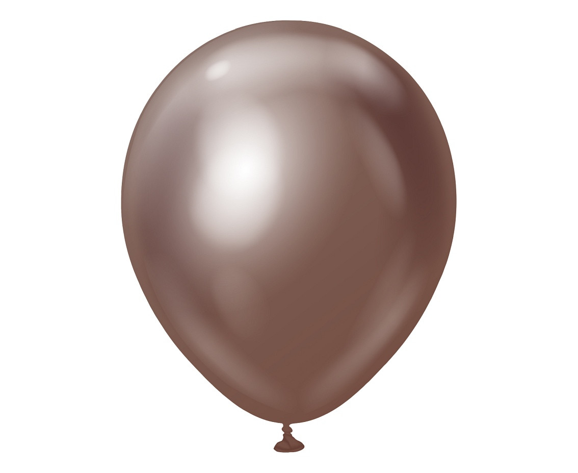 Balloons Kalisan 12", mirror chocolate, 50pcs
