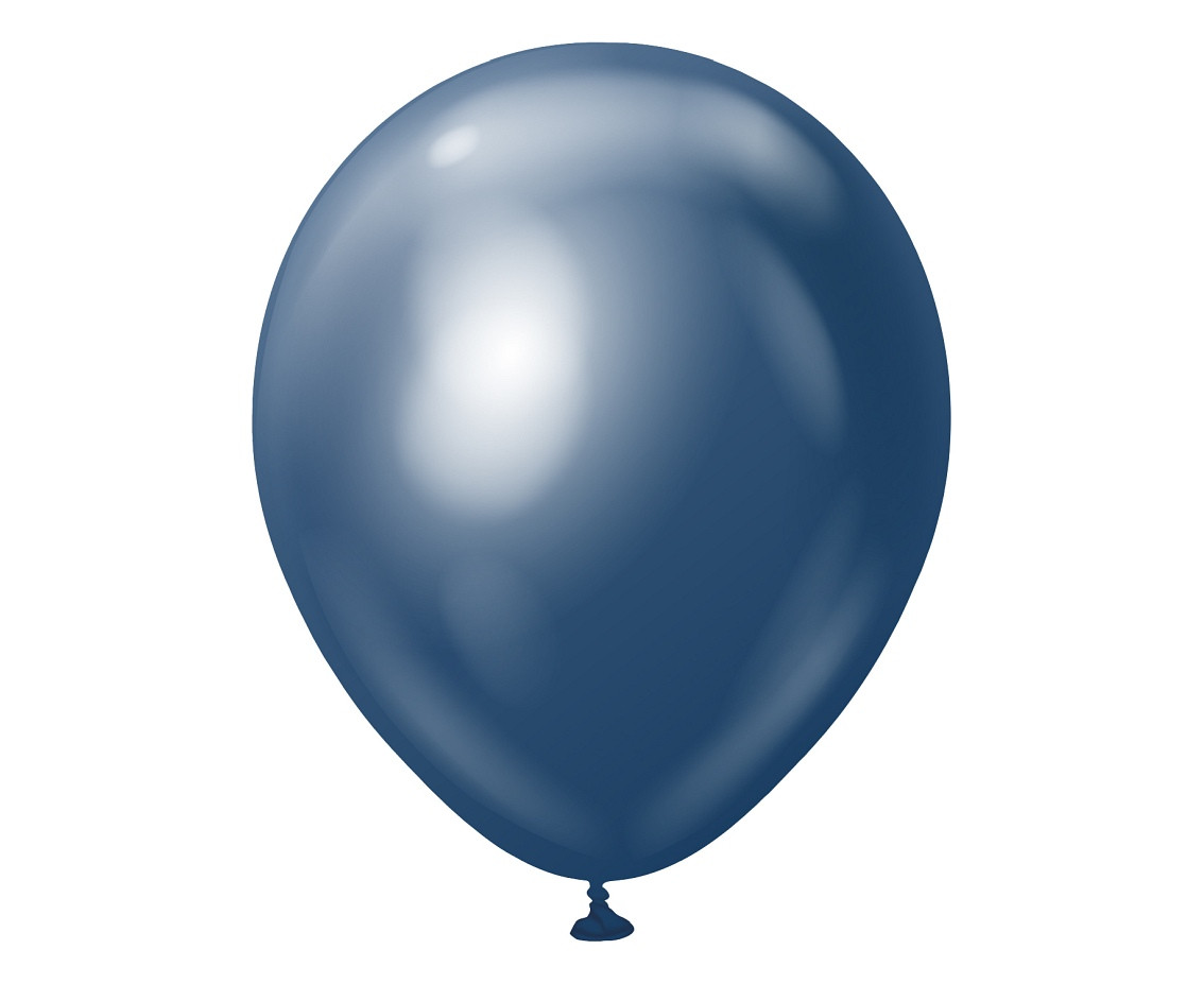 Balloons Kalisan 12", mirror navy, 50pcs