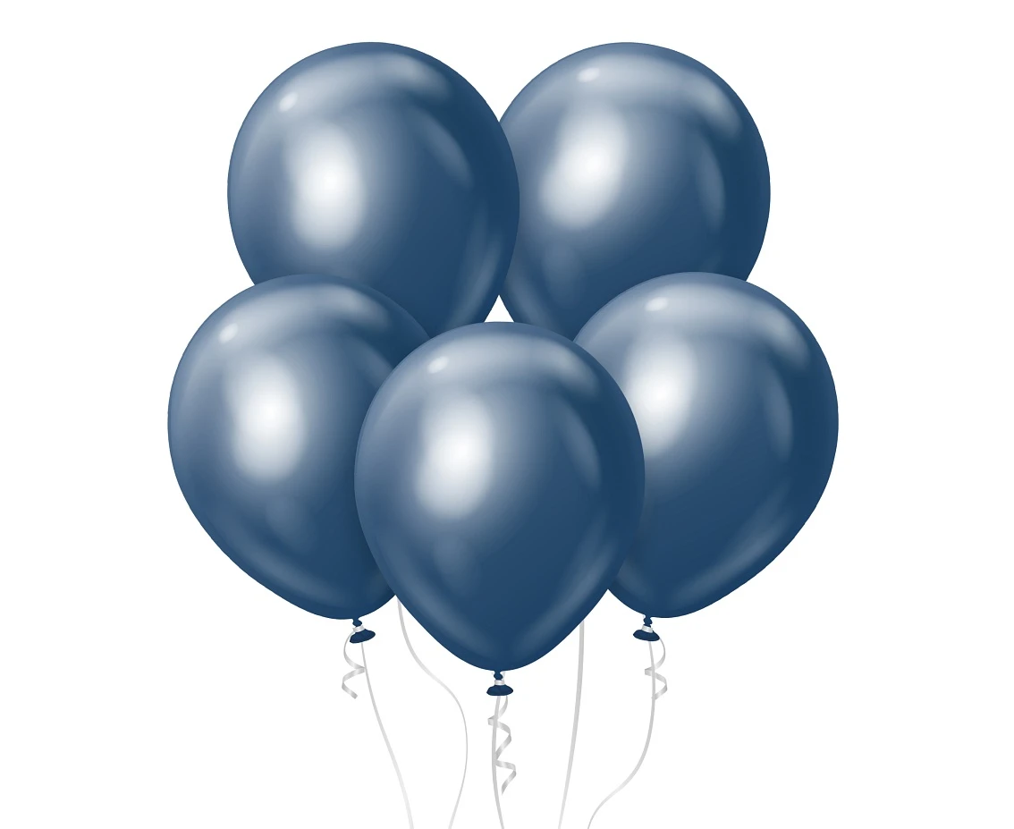 Balloons Kalisan 12", mirror navy, 50pcs