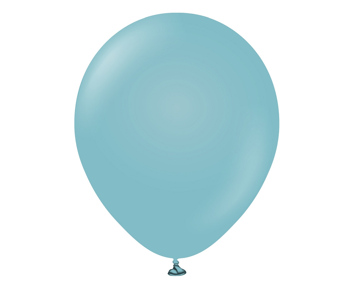 Balloons Kalisan 12", retro blue glass, 100pcs