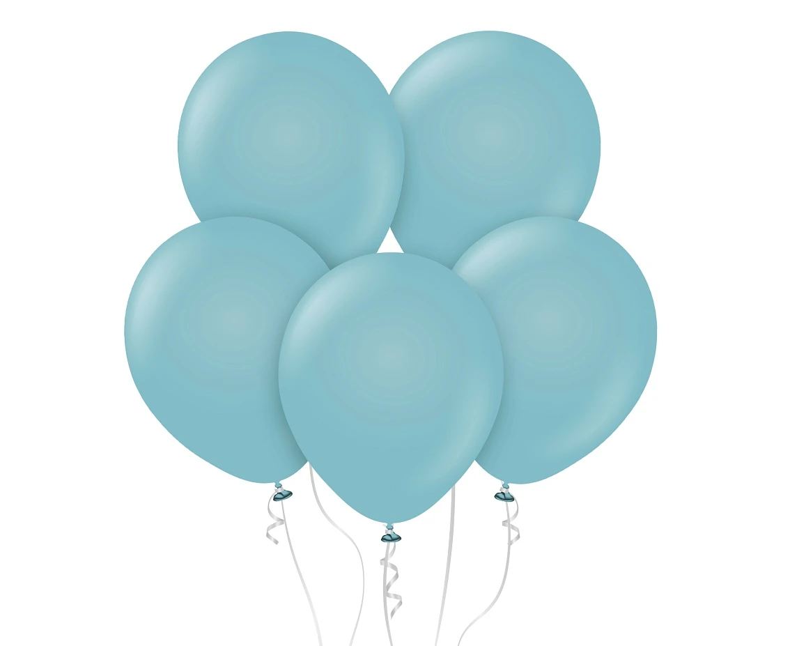 Balloons Kalisan 12", retro blue glass, 100pcs