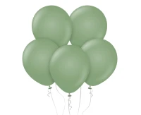 Balloons Kalisan 12", retro eucalyptus, 100pcs