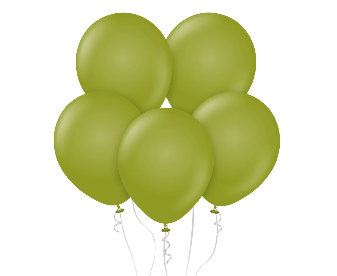 Balloons Kalisan 12", retro olive, 100pcs