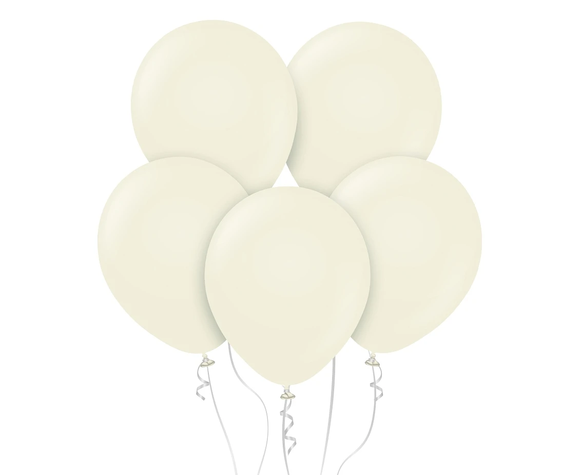 Balloons Kalisan 12", retro white sand, 100pcs