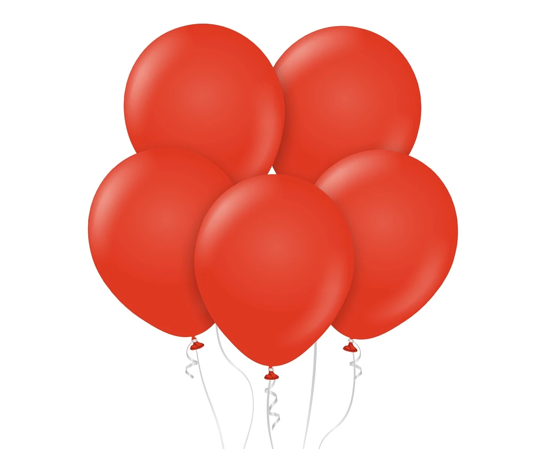Balloons Kalisan 18", standard red, 25pcs
