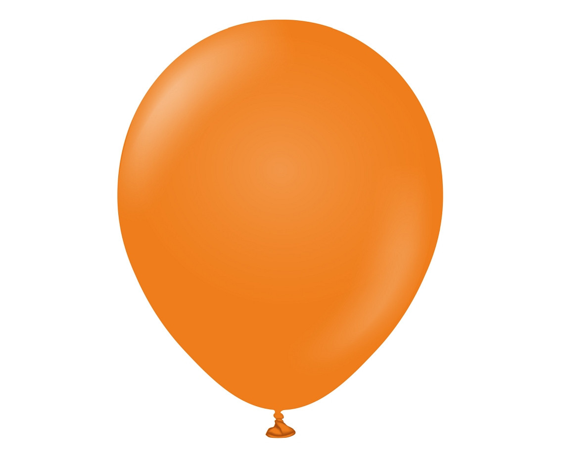 Balloons Kalisan 18", standard orange, 25pcs
